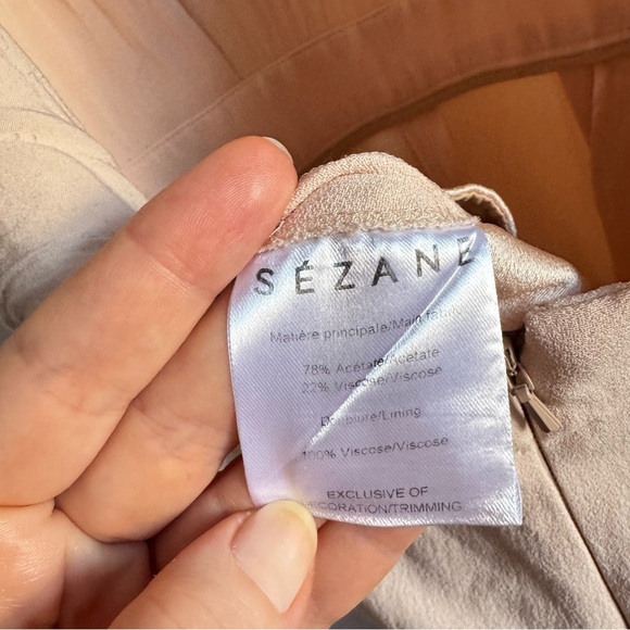 Sezane Charles Jumpsuit In Pink 34 (US 2) - Picture 5 of 13